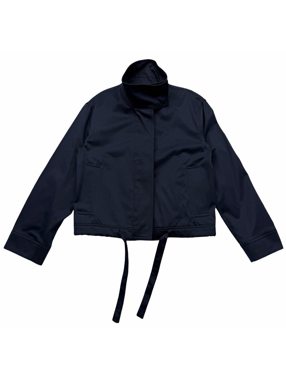 Banana Republic Women's Cotton Twill Jacket Navy Blue Size S
